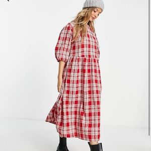 NWT ASOS plaid dress